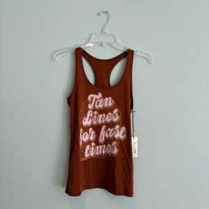 Raw Threads Athletics Women's Brown Tank Top